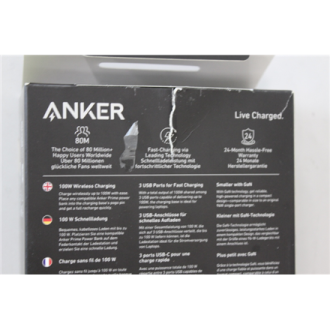 SALE OUT. Anker Prime Charging Base for Power Bank, 100W | A1902311 | Black | UNPACKED, DAMAGED PACKAGING, SCRATCHED SALE OUT. Anker Prime Charging Base for Power Bank, 100W | A1902311 | Black | UNPACKED, DAMAGED PACKAGING, SCRATCHED
