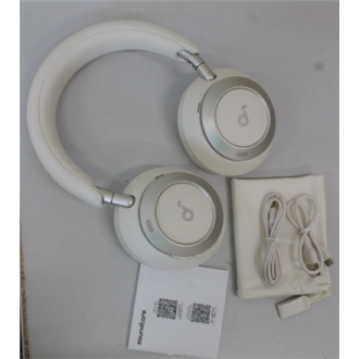 SALE OUT. Anker Soundcore Foldable Headphones | Space One Pro | Bluetooth | Over-ear | Microphone | Cream White | DEMO | Warrant SALE OUT. Anker Soundcore Foldable Headphones | Space One Pro | Bluetooth | Over-ear | Microphone | Cream White | DEMO | Warrant