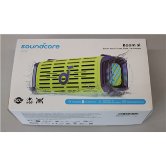 SALE OUT. Anker Soundcore Boom 3i Portable Bluetooth Speaker, Green | Anker Soundcore Speaker | Boom 3i | Warranty 24 month(s) | SALE OUT. Anker Soundcore Boom 3i Portable Bluetooth Speaker, Green | Anker Soundcore Speaker | Boom 3i | Warranty 24 month(s) |