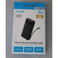 SALE OUT. Anker Power Bank 65W | A1383H11 | 20000 mAh | Black | UNPACKED, SCRATCHES SALE OUT. Anker Power Bank 65W | A1383H11 | 20000 mAh | Black | UNPACKED, SCRATCHES