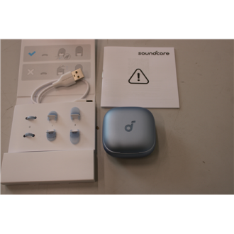 SALE OUT. | Anker Soundcore True wireless earphones | Liberty Buds | Bluetooth | Semi-in-ear | Microphone | Light Blue | Noise c