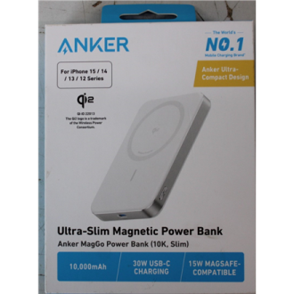 SALE OUT. | SALE OUT. Power Bank | MagGo | 10000 mAh | White | DAMAGED SEAL STICKER SALE OUT. | SALE OUT. Power Bank | MagGo | 10000 mAh | White | DAMAGED SEAL STICKER