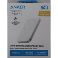 SALE OUT. | Anker Power Bank | MagGo | 10000 mAh | White | DEMO 