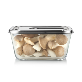 Caso Glass Vacuum Container with Plastic Lid | VacuBoxx Inox XL | Transparent Caso Glass Vacuum Container with Plastic Lid | VacuBoxx Inox XL | Transparent