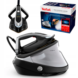 TEFAL | Ironing System | Pro Express Vision GV9821 | 3000 W | 1.2 L | 9 bar | Auto power off | Vertical steam function | Calc-cl TEFAL | Ironing System | Pro Express Vision GV9821 | 3000 W | 1.2 L | 9 bar | Auto power off | Vertical steam function | Calc-cl