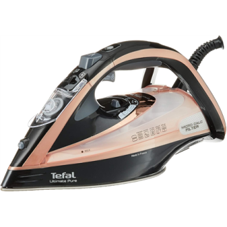 TEFAL | Steam Iron | FV9845 | Steam Iron | 3200 W | Water tank capacity 350 ml | Continuous steam 60 g/min | Black/Rose Gold TEFAL | Steam Iron | FV9845 | Steam Iron | 3200 W | Water tank capacity 350 ml | Continuous steam 60 g/min | Black/Rose Gold