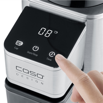 Caso Coffee Grinder | Barista Chef Inox | 150 W | Coffee beans capacity 250 g | Number of cups 12 pc(s) | Stainless Steel Caso Coffee Grinder | Barista Chef Inox | 150 W | Coffee beans capacity 250 g | Number of cups 12 pc(s) | Stainless Steel