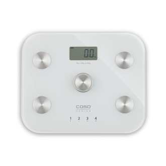 Caso | Scale | BodyEnergy Fit | Maximum weight (capacity) 150 kg | Accuracy 100 g | White Caso | Scale | BodyEnergy Fit | Maximum weight (capacity) 150 kg | Accuracy 100 g | White