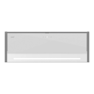 CATA | Hood | RENOVA PURE AIR MNV90 GWH | Canopy | Width 90 cm | Mechanical control | LED | Stainless steel CATA | Hood | RENOVA PURE AIR MNV90 GWH | Canopy | Width 90 cm | Mechanical control | LED | Stainless steel