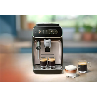 Philips | Espresso Coffee Maker | EP3321/40 | Pump pressure 15 bar | Built-in milk frother | Fully Automatic | 1500 W | Black Philips | Espresso Coffee Maker | EP3321/40 | Pump pressure 15 bar | Built-in milk frother | Fully Automatic | 1500 W | Black