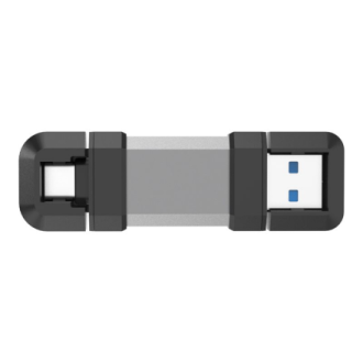 Silicon Power Dual USB Drive | Mobile C51 | 128 GB | USB Type-C/Type-A | Silver