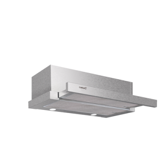 CATA Hood | EXTENDER 600 | Telescopic | Energy efficiency class C | Width 60 cm | 390 m /h | Mechanical | ECOLED | Stainless Ste CATA Hood | EXTENDER 600 | Telescopic | Energy efficiency class C | Width 60 cm | 390 m /h | Mechanical | ECOLED | Stainless Ste