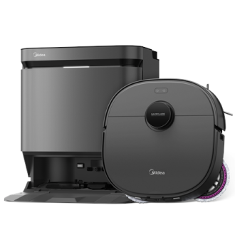 Midea Robot Vacuum Cleaner | V15 | Wet&Dry | 5200 mAh | Dust capacity 3 L | 16200 Pa | Black Midea Robot Vacuum Cleaner | V15 | Wet&Dry | 5200 mAh | Dust capacity 3 L | 16200 Pa | Black