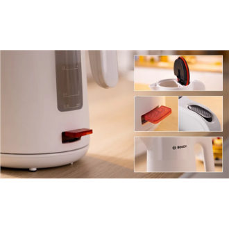 Bosch Kettle | TWK2M161 MyMoment | Electric | 2400 W | 1.7 L | Plastic | 360 rotational base | White Bosch Kettle | TWK2M161 MyMoment | Electric | 2400 W | 1.7 L | Plastic | 360 rotational base | White