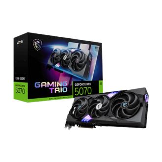 MSI GeForce RTX 5070 12G GAMING TRIO OC | NVIDIA | 12 GB | GeForce RTX 5070 | GDDR7 | HDMI ports quantity 1 | PCI Express Gen 5 MSI GeForce RTX 5070 12G GAMING TRIO OC | NVIDIA | 12 GB | GeForce RTX 5070 | GDDR7 | HDMI ports quantity 1 | PCI Express Gen 5