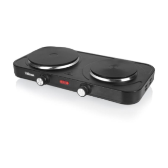 Tristar Table Hob | KP-6152 | Number of burners/cooking zones 2 | Electric | Black Tristar Table Hob | KP-6152 | Number of burners/cooking zones 2 | Electric | Black