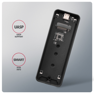 AXAGON USB-C 20Gbps - M.2 NVMe SSD ARMORED Box | EEM2-20G AXAGON USB-C 20Gbps - M.2 NVMe SSD ARMORED Box | EEM2-20G