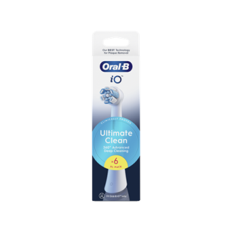 Oral-B | Replaceable toothbrush heads | iO UltimateClean | Heads | For adults | Number of brush heads included 6 | White Oral-B | Replaceable toothbrush heads | iO UltimateClean | Heads | For adults | Number of brush heads included 6 | White