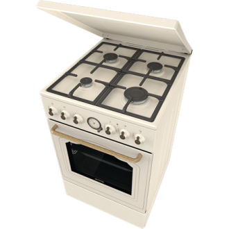 Gorenje Cooker | GKS5B70CLI | Hob type Gas | Oven type Electric | Sandy | Width 50 cm | Depth 59.4 cm | Energy efficiency class Gorenje Cooker | GKS5B70CLI | Hob type Gas | Oven type Electric | Sandy | Width 50 cm | Depth 59.4 cm | Energy efficiency class