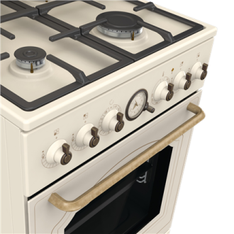 Gorenje Cooker | GKS5B70CLI | Hob type Gas | Oven type Electric | Sandy | Width 50 cm | Depth 59.4 cm | Energy efficiency class Gorenje Cooker | GKS5B70CLI | Hob type Gas | Oven type Electric | Sandy | Width 50 cm | Depth 59.4 cm | Energy efficiency class
