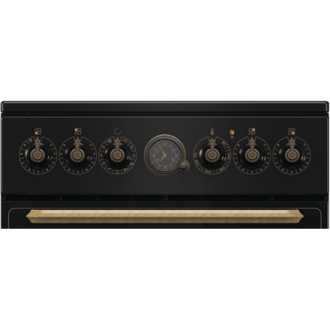 Gorenje Cooker | GECS5B70CLB | Hob type Vitroceramic | Oven type Electric | Black | Width 50 cm | Depth 59.4 cm | Energy efficie Gorenje Cooker | GECS5B70CLB | Hob type Vitroceramic | Oven type Electric | Black | Width 50 cm | Depth 59.4 cm | Energy efficie