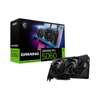 MSI GeForce RTX 5060 8G GAMING OC | NVIDIA | 8 GB | GeForce RTX 5060 | GDDR7 | HDMI ports quantity 1 | PCI Express Gen 5 x16 pin MSI GeForce RTX 5060 8G GAMING OC | NVIDIA | 8 GB | GeForce RTX 5060 | GDDR7 | HDMI ports quantity 1 | PCI Express Gen 5 x16 pin