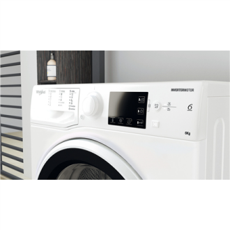 Whirlpool | Washing machine | WRBSB 6249 W EU | Energy efficiency class C | Front loading | Washing capacity 6 kg | 1200 RPM | D Whirlpool | Washing machine | WRBSB 6249 W EU | Energy efficiency class C | Front loading | Washing capacity 6 kg | 1200 RPM | D