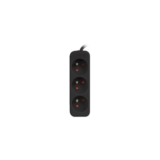 Lanberg Cable Power Strip, 3X French Outlets Quality-Grade Copper, 3 m | PS0-03E-0300-BK Lanberg Cable Power Strip, 3X French Outlets Quality-Grade Copper, 3 m | PS0-03E-0300-BK