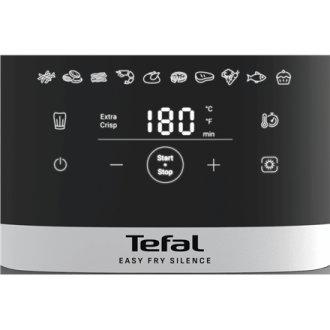 TEFAL Air Fryer | Easy Fry Silence EY551HE0 | Power 1650 W | Capacity 5 L | Gray TEFAL Air Fryer | Easy Fry Silence EY551HE0 | Power 1650 W | Capacity 5 L | Gray