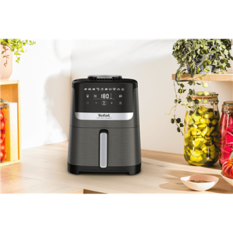 TEFAL Air Fryer | Easy Fry Silence EY551HE0 | Power 1650 W | Capacity 5 L | Gray TEFAL Air Fryer | Easy Fry Silence EY551HE0 | Power 1650 W | Capacity 5 L | Gray
