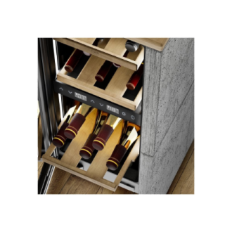 Caso Wine cooler | WineDeluxe WDU 18 | Energy efficiency class F | Built-in | Bottles capacity 18 | Black Caso Wine cooler | WineDeluxe WDU 18 | Energy efficiency class F | Built-in | Bottles capacity 18 | Black