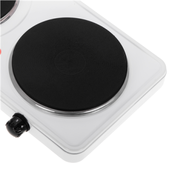Adler Hot Plate | AD 6520 | Number of burners/cooking zones 2 | Electric | White Adler Hot Plate | AD 6520 | Number of burners/cooking zones 2 | Electric | White
