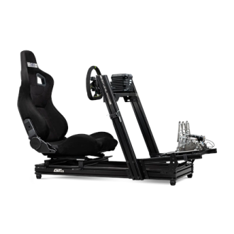 Next Level Racing GTElite Lite | Aluminium Simulator Cockpit, Wheel Plate Edition | Black Next Level Racing GTElite Lite | Aluminium Simulator Cockpit, Wheel Plate Edition | Black