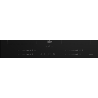 BEKO Hob | HII64720QUF2T | Induction | Number of burners/cooking zones 4 | Touch | Timer | Black BEKO Hob | HII64720QUF2T | Induction | Number of burners/cooking zones 4 | Touch | Timer | Black