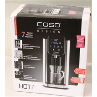 SALE OUT. Caso Turbo Hot Water Dispenser | Hot 7 | Water Dispenser | 2200-2600 W | 2.7 L | Plastic/Stainless Steel | Black/Stain