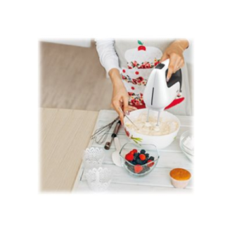 TEFAL | Hand mixer | HT460138 Prep'Mix | 500 W | Hand Mixer | Number of speeds 5 | Turbo mode | White/Grey TEFAL | Hand mixer | HT460138 Prep'Mix | 500 W | Hand Mixer | Number of speeds 5 | Turbo mode | White/Grey