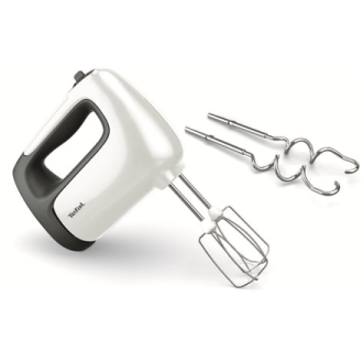 TEFAL | Hand mixer | HT460138 Prep'Mix | 500 W | Hand Mixer | Number of speeds 5 | Turbo mode | White/Grey TEFAL | Hand mixer | HT460138 Prep'Mix | 500 W | Hand Mixer | Number of speeds 5 | Turbo mode | White/Grey