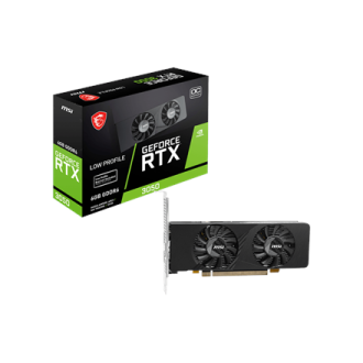 MSI GeForce RTX 3050 LP E 6G OC | NVIDIA | 6 GB | GeForce RTX 3050 | GDDR6 | HDMI ports quantity 2 | PCI Express Gen 4 x16 (uses MSI GeForce RTX 3050 LP E 6G OC | NVIDIA | 6 GB | GeForce RTX 3050 | GDDR6 | HDMI ports quantity 2 | PCI Express Gen 4 x16 (uses
