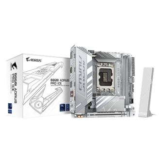 Gigabyte B860I AORUS PRO ICE | Processor family Intel | Processor socket LGA1851 | DDR5 | Supported hard disk drive interfaces S Gigabyte B860I AORUS PRO ICE | Processor family Intel | Processor socket LGA1851 | DDR5 | Supported hard disk drive interfaces S