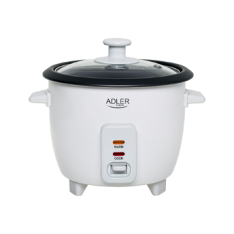 Adler Rice Cooker | AD 6418 | 300 W | 0.6 L | Number of programs 2 | White Adler Rice Cooker | AD 6418 | 300 W | 0.6 L | Number of programs 2 | White