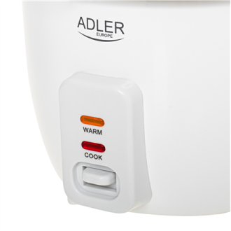 Adler Rice Cooker | AD 6418 | 300 W | 0.6 L | Number of programs 2 | White Adler Rice Cooker | AD 6418 | 300 W | 0.6 L | Number of programs 2 | White