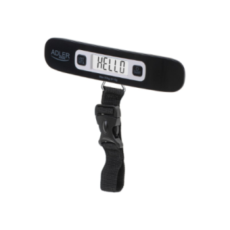 Adler | Travel Luggage Scale | AD 8190 | Maximum weight (capacity) 50 kg | Accuracy 10 g | Black Adler | Travel Luggage Scale | AD 8190 | Maximum weight (capacity) 50 kg | Accuracy 10 g | Black