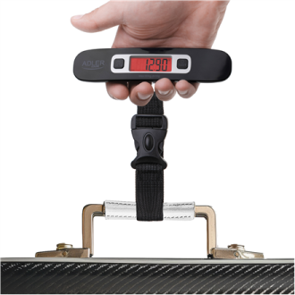 Adler | Travel Luggage Scale | AD 8190 | Maximum weight (capacity) 50 kg | Accuracy 10 g | Black Adler | Travel Luggage Scale | AD 8190 | Maximum weight (capacity) 50 kg | Accuracy 10 g | Black