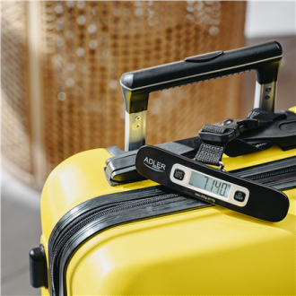 Adler | Travel Luggage Scale | AD 8190 | Maximum weight (capacity) 50 kg | Accuracy 10 g | Black Adler | Travel Luggage Scale | AD 8190 | Maximum weight (capacity) 50 kg | Accuracy 10 g | Black