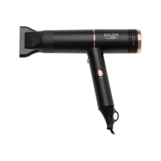 Adler Hair Dryer | AD 2278 | 1400 W | Number of temperature settings 2 | Ionic function | Black Adler Hair Dryer | AD 2278 | 1400 W | Number of temperature settings 2 | Ionic function | Black
