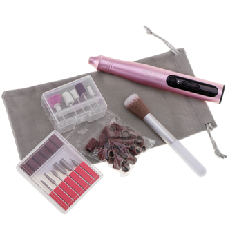 Adler | Electric Nail Drill Set | AD 2181 | Number of power levels 5 | Pink Adler | Electric Nail Drill Set | AD 2181 | Number of power levels 5 | Pink