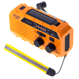 Adler | Portable radio with flashlight | AD 1197 | Alarm function Adler | Portable radio with flashlight | AD 1197 | Alarm function