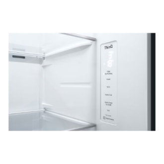 LG Refrigerator | GSGV81PYLL | Energy efficiency class E | Free standing | Side by side | Height 179 cm | Fridge net capacity 41 LG Refrigerator | GSGV81PYLL | Energy efficiency class E | Free standing | Side by side | Height 179 cm | Fridge net capacity 41
