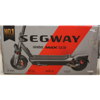 SALE OUT. | Segway MAX G3 E | eKickScooter | 2000 W | Up to 25 km/h | 11 SALE OUT. | Segway MAX G3 E | eKickScooter | 2000 W | Up to 25 km/h | 11