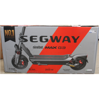 SALE OUT. | Segway MAX G3 E | eKickScooter | 2000 W | Up to 25 km/h | 11 SALE OUT. | Segway MAX G3 E | eKickScooter | 2000 W | Up to 25 km/h | 11